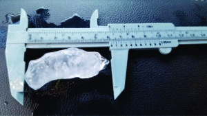 Large hail stone