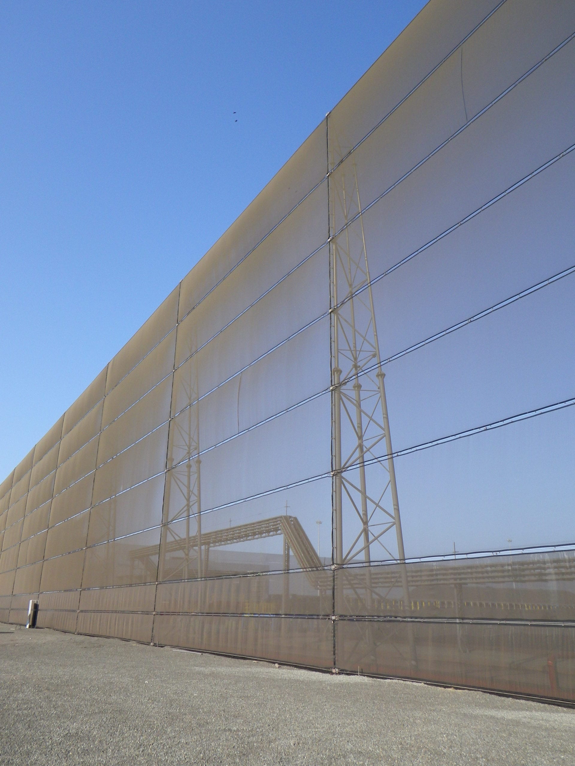 wind management for dust control