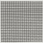 A black and white grid pattern with unevenly spaced horizontal and vertical lines.