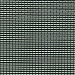Close-up of a metal wire mesh grid with square openings, creating a repetitive pattern.